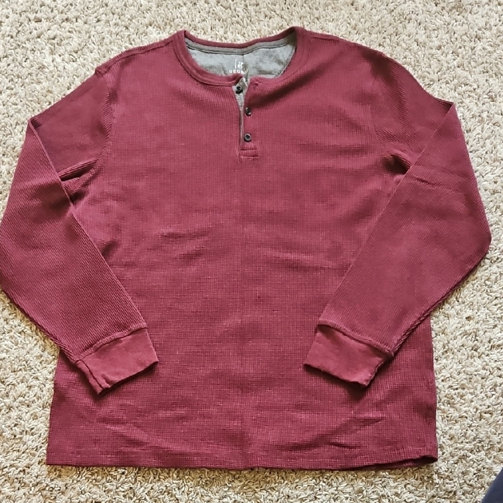 George Men's Crewneck Sweater - Burgundy